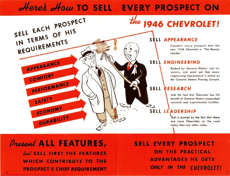 1946 Chevrolet More Selling Needed Booklet Page 7